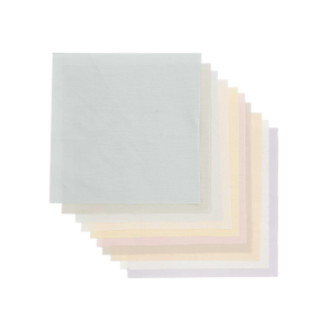 Overzicht van het Pastel Colours Mix stoffenpakket voor borduren